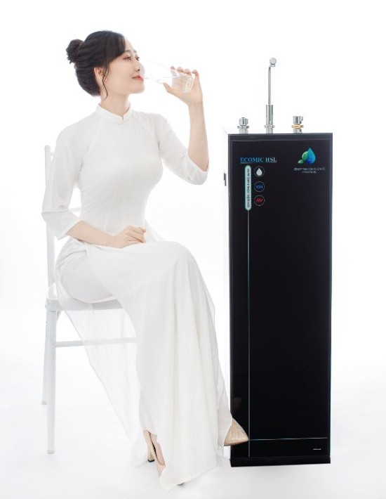 Máy lọc nước Hydrogen Ion Kiềm Ecomic HSL cho chất lượng nước đầu ra đạt chuẩn tinh khiết đóng chai