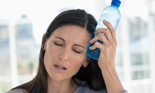 mệt mỏi khi thiếu nước
